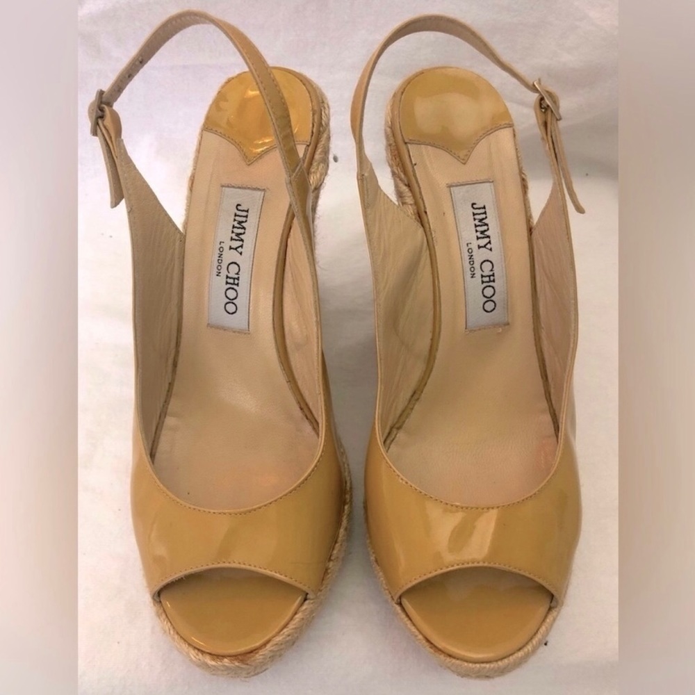 Jimmy Choo sling back wedges